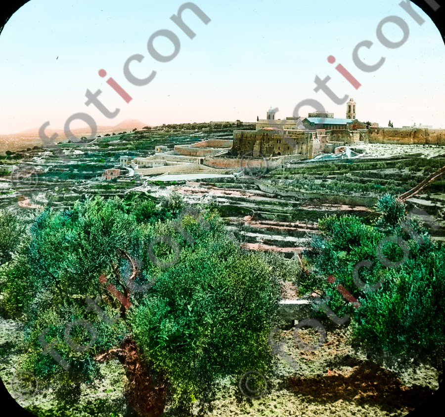 Blick auf Bethlehem | Look at Bethlehem - Foto foticon-simon-054-044.jpg | foticon.de - Bilddatenbank für Motive aus Geschichte und Kultur